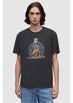 AllSaints t-shirt bawełniany Dimension męski kolor czarny z nadrukiem ze sklepu ANSWEAR.com w kategorii T-shirty męskie - zdjęcie 166664859