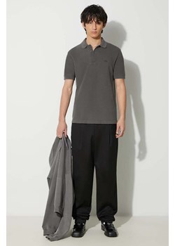 Lacoste polo bawełniane kolor szary gładki PH3450 S0I ze sklepu PRM w kategorii T-shirty męskie - zdjęcie 166668816