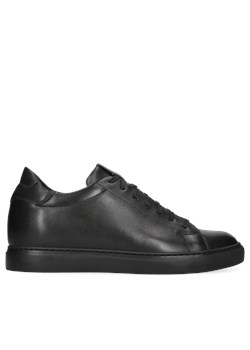 Czarne sneakersy podwyższające Xavier +6 cm ze sklepu Konopka Shoes w kategorii Trampki męskie - zdjęcie 166681487