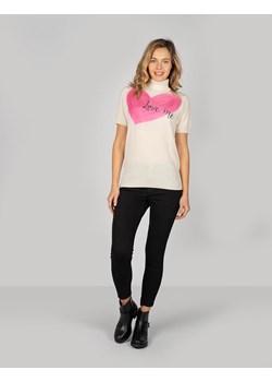 Trussardi Jeans T-Shirt | 56M00159 | Kobieta | Beżowy ze sklepu ubierzsie.com w kategorii Bluzki damskie - zdjęcie 166682016