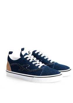Trussardi Jeans Sneakersy | 77A00133 | Mężczyzna | Niebieski ze sklepu ubierzsie.com w kategorii Trampki męskie - zdjęcie 166682106
