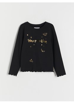 Reserved - Koszulka z aplikacją Harry Potter - czarny ze sklepu Reserved w kategorii Bluzki dziewczęce - zdjęcie 166683428