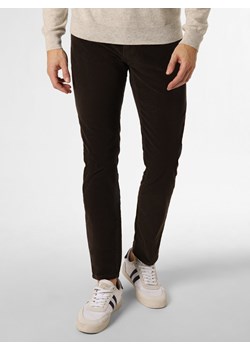 Pierre Cardin Spodnie Mężczyźni Bawełna czekoladowy jednolity ze sklepu vangraaf w kategorii Spodnie męskie - zdjęcie 166684199