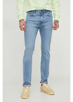 Tommy Hilfiger jeansy męskie kolor niebieski ze sklepu ANSWEAR.com w kategorii Jeansy męskie - zdjęcie 166686138