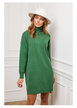 So Cachemire Sukienka dzianinowa &quot;Abufera&quot; w kolorze zielonym ze sklepu Limango Polska w kategorii Sukienki - zdjęcie 166687429