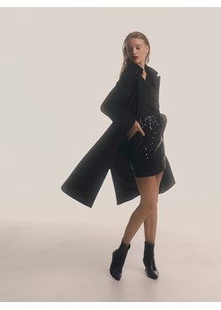 Reserved - Cekinowa spódnica mini - czarny ze sklepu Reserved w kategorii Spódnice - zdjęcie 166689367