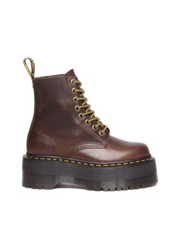 Dr. Martens workery skórzane 1460 Pascal Max damskie kolor brązowy na platformie DM31102201 ze sklepu PRM w kategorii Workery damskie - zdjęcie 166690136