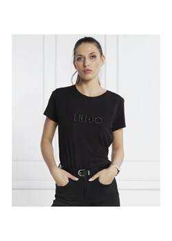 Liu Jo Sport T-shirt | Regular Fit ze sklepu Gomez Fashion Store w kategorii Bluzki damskie - zdjęcie 166691039