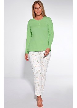Dwuczęściowa piżama damska 771/371 Debbie, Kolor zielony-ecru, Rozmiar XXL, Cornette ze sklepu Primodo w kategorii Piżamy damskie - zdjęcie 166695046