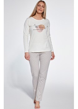 Bawełniana piżama damska 655/362 Today, Kolor ecru-wzór, Rozmiar L, Cornette ze sklepu Primodo w kategorii Piżamy damskie - zdjęcie 166695067