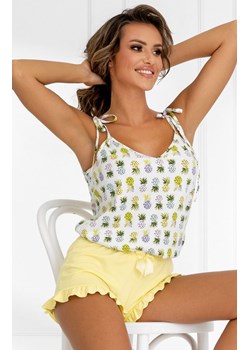 Piżama damska  Ananas II 1/2, Kolor żółty-wzór, Rozmiar S, Donna ze sklepu Primodo w kategorii Piżamy damskie - zdjęcie 166695636