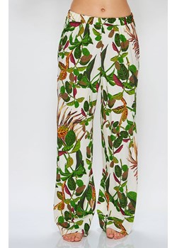 54/11-T2/15 spodnie piżamowe długie, Kolor ecru-zielony, Rozmiar L, Miss Fabio ze sklepu Primodo w kategorii Piżamy damskie - zdjęcie 166695838