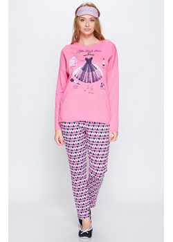 Piżama 66/5-51J/114A723, Kolor różowy-wzór, Rozmiar XS, Miss Fabio ze sklepu Primodo w kategorii Piżamy damskie - zdjęcie 166695898