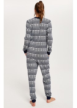 Kombinezon damski w norweski wzór piżama jednoczęściowa Alaska, Kolor granatowy-wzór, Rozmiar S, Italian Fashion ze sklepu Primodo w kategorii Piżamy damskie - zdjęcie 166696047