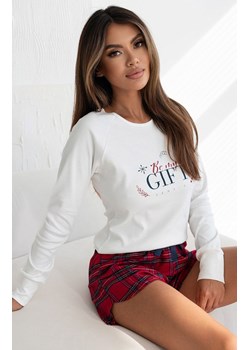 Piżama świąteczna damska Leta, Kolor śmietankowy, Rozmiar XL, SENSIS ze sklepu Primodo w kategorii Piżamy damskie - zdjęcie 166697696