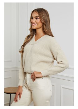 Soft Cashmere Sweter w kolorze beżowym ze sklepu Limango Polska w kategorii Swetry damskie - zdjęcie 166700578