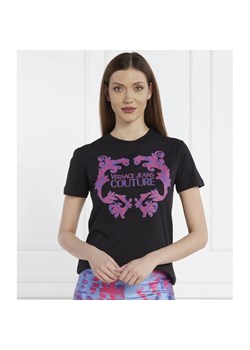 Versace Jeans Couture T-shirt | Regular Fit ze sklepu Gomez Fashion Store w kategorii Bluzki damskie - zdjęcie 166700658