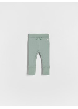 Reserved - Prążkowane legginsy z kokardką - oliwkowy ze sklepu Reserved w kategorii Legginsy niemowlęce - zdjęcie 166759716