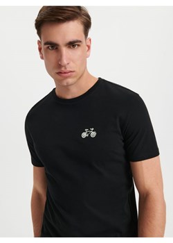Sinsay - Koszulka z nadrukiem - czarny ze sklepu Sinsay w kategorii T-shirty męskie - zdjęcie 166760326