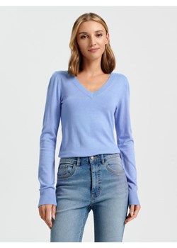 Sinsay - Sweter z miękkiej dzianiny - niebieski ze sklepu Sinsay w kategorii Swetry damskie - zdjęcie 166760337