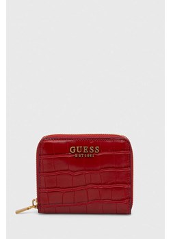 Guess portfel LAUREL damski kolor czerwony SWCX85 00370 ze sklepu ANSWEAR.com w kategorii Portfele damskie - zdjęcie 166764035