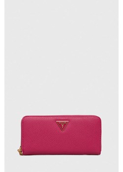 Guess portfel LARYN damski kolor różowy SWBA91 96460 ze sklepu ANSWEAR.com w kategorii Portfele damskie - zdjęcie 166767667