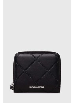 Karl Lagerfeld portfel damski kolor czarny ze sklepu ANSWEAR.com w kategorii Portfele damskie - zdjęcie 166767905