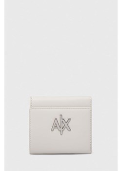 Armani Exchange portfel damski kolor biały 948530 4R700 ze sklepu ANSWEAR.com w kategorii Portfele damskie - zdjęcie 166768157
