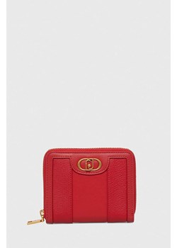 Liu Jo portfel damski kolor czerwony ze sklepu ANSWEAR.com w kategorii Portfele damskie - zdjęcie 166768196
