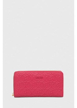 Liu Jo portfel damski kolor czerwony ze sklepu ANSWEAR.com w kategorii Portfele damskie - zdjęcie 166768227