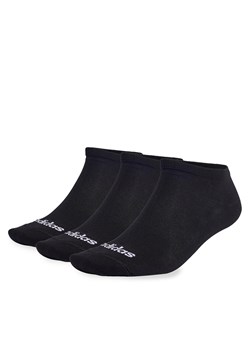 Skarpety stopki unisex adidas Thin Linear Low-Cut Socks 3 Pairs IC1299 Czarny ze sklepu eobuwie.pl w kategorii Skarpetki męskie - zdjęcie 166770028