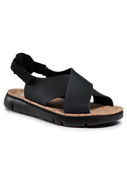 Sandały Camper Oruga Sandal K200157-022 Black ze sklepu eobuwie.pl w kategorii Sandały damskie - zdjęcie 166773018