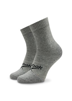 Skarpety wysokie unisex Reebok Active Foundation Quarter Socks GI0076 medium grey heather ze sklepu eobuwie.pl w kategorii Skarpetki damskie - zdjęcie 166774396