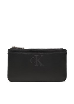 Etui na karty kredytowe Calvin Klein Jeans Sleek Coin Purse Solid K60K610338 Czarny ze sklepu eobuwie.pl w kategorii Etui - zdjęcie 166775057