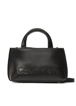 Torebka Calvin Klein Ck Set Mini Tote K60K610167 Ck Black BAX ze sklepu eobuwie.pl w kategorii Listonoszki - zdjęcie 166776687
