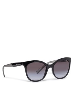 Okulary przeciwsłoneczne Armani Exchange 0AX4094S 81588G Shiny Black/Grey Gradient ze sklepu eobuwie.pl w kategorii Okulary przeciwsłoneczne damskie - zdjęcie 166777636