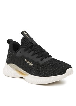 Sneakersy Wrangler Shell WL31680A Black 062 ze sklepu eobuwie.pl w kategorii Buty sportowe damskie - zdjęcie 166782325