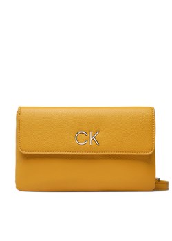Torebka Calvin Klein Re-Lock Dbl Crossbody Bag Pbl K60K609140 Żółty ze sklepu eobuwie.pl w kategorii Listonoszki - zdjęcie 166783199