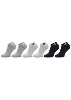 Skarpety Niskie Unisex adidas Thin and Light Sportswear Ankle Socks 6 Pairs IC1307 Szary ze sklepu eobuwie.pl w kategorii Skarpetki męskie - zdjęcie 166786526
