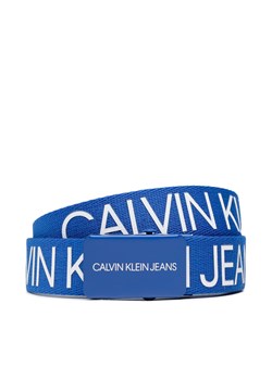 Pasek Dziecięcy Calvin Klein Jeans Canvas Logo Belt IU0IU00125 C66 ze sklepu eobuwie.pl w kategorii Paski dziecięce - zdjęcie 166790006