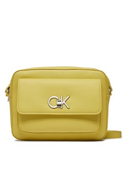 Torebka Calvin Klein Re-Lock Camera Bag W/Flap K60K611083 Żółty ze sklepu eobuwie.pl w kategorii Listonoszki - zdjęcie 166790328
