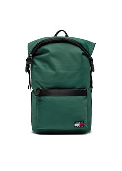 Plecak Tommy Jeans Tjm Daily Rolltop Backpack AM0AM11965 Zielony ze sklepu eobuwie.pl w kategorii Plecaki - zdjęcie 166794165