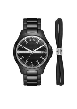 Zegarek Armani Exchange Hampton AX7134SET Black ze sklepu eobuwie.pl w kategorii Zegarki - zdjęcie 166794395