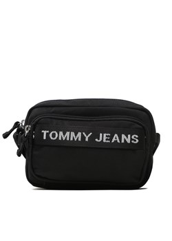 Torebka Tommy Jeans Tjw Essential Crossover AW0AW14950 Czarny ze sklepu eobuwie.pl w kategorii Listonoszki - zdjęcie 166797446