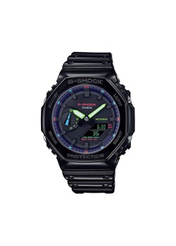 Zegarek G-Shock GA-2100RGB-1AER Black/Black ze sklepu eobuwie.pl w kategorii Zegarki - zdjęcie 166798335