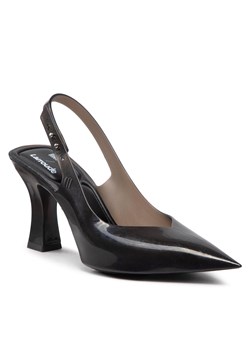 Sandały Melissa Slingback Heel + Larroude 33606 Black Transp AC621 ze sklepu eobuwie.pl w kategorii Czółenka - zdjęcie 166799095