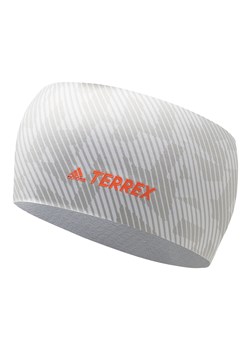 Opaska materiałowa adidas Terrex AEROREADY Graphic Headband IB2385 Biały ze sklepu eobuwie.pl w kategorii Opaski damskie - zdjęcie 166799267