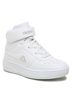 Sneakersy Kappa 261026K White 1010 ze sklepu eobuwie.pl w kategorii Buty sportowe dziecięce - zdjęcie 166801055