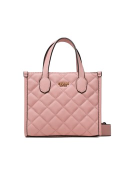 Torebka Guess Silvana (QC) Mini Bags HWQC86 65770 Różowy ze sklepu eobuwie.pl w kategorii Kuferki - zdjęcie 166801128