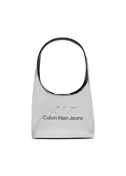 Torebka Calvin Klein Jeans Sculpted Arc Shoulderbag22 K60K611860 Srebrny ze sklepu eobuwie.pl w kategorii Torby Shopper bag - zdjęcie 166801407